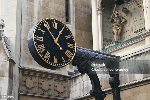 Clock In London Stock Photo - Download Image Now - Building Exterior, Built Structure, Busy