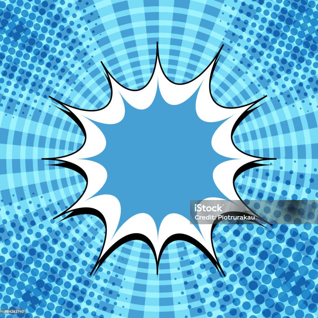 Explosive Templete Comic Bright Explosive Template Stock Illustration - Download Image Now ...