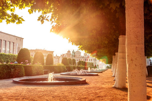 istock view of Brussels and the royal gardens from the observation deck 984268484