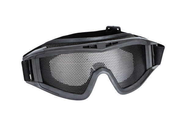 istock Metal mesh goggle for airsoft gun safety 984271216