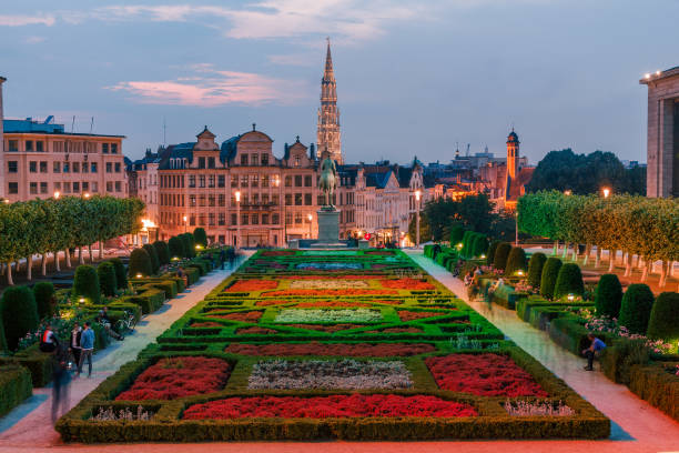 istock view of Brussels and the royal gardens from the observation deck 984272110