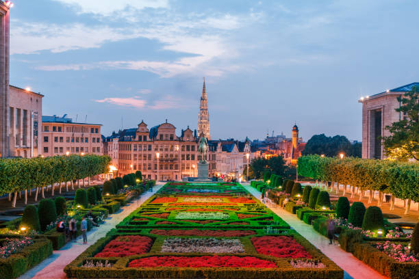 istock view of Brussels and the royal gardens from the observation deck 984272296