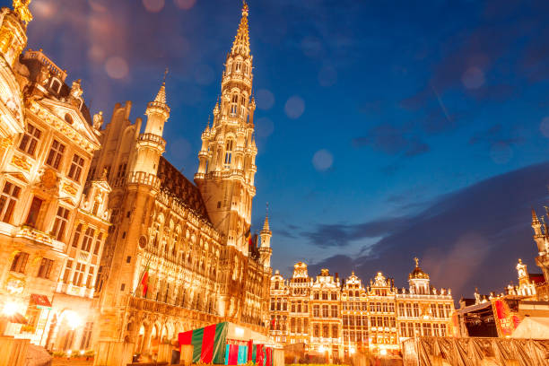 istock central square of Brussels at night 984272596