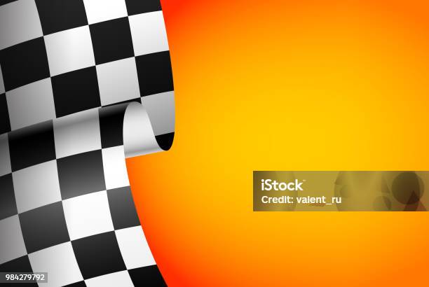Yellow Race Background Stock Illustration - Download Image Now - Backgrounds, Sports Race, Motocross