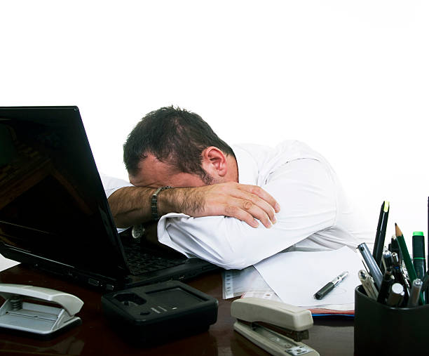 istock Stressed & frustrated businessman 98428427