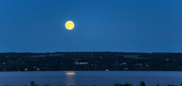 istock Cayuga Lake Evening Moon Rise 984284616