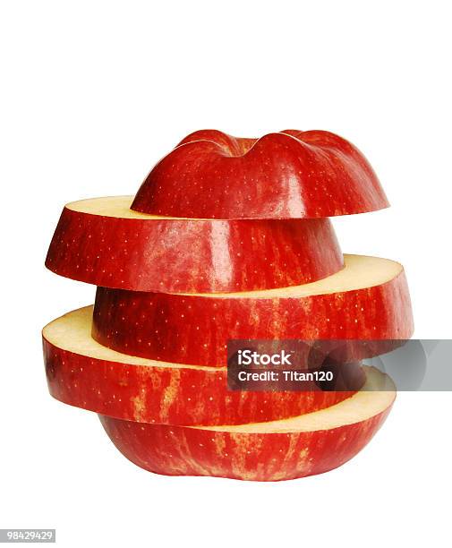 Apple Foto de stock y más banco de imágenes de Alimento - Alimento, Blanco - Color, Color - Tipo de imagen