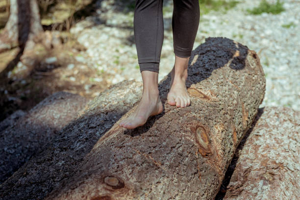 istock feet on the nature 984296048