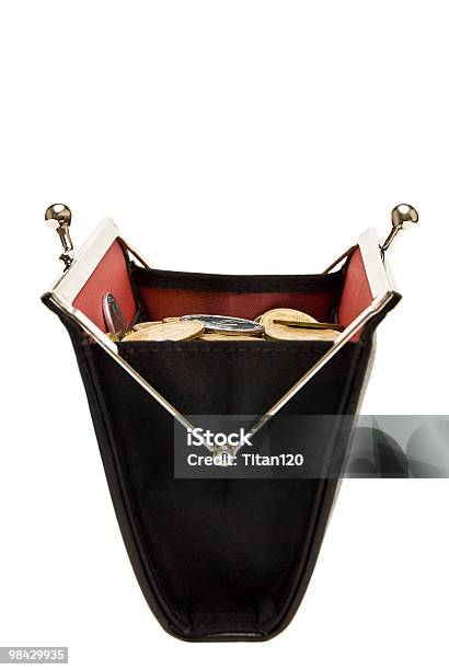 Purse And Coins Stock Photo - Download Image Now - Activity, Bag, Banking