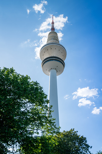 Heinrich-Hertz-Tower,Planten& Blomen,Hamburg, Germany, Spring, Botanical Garden