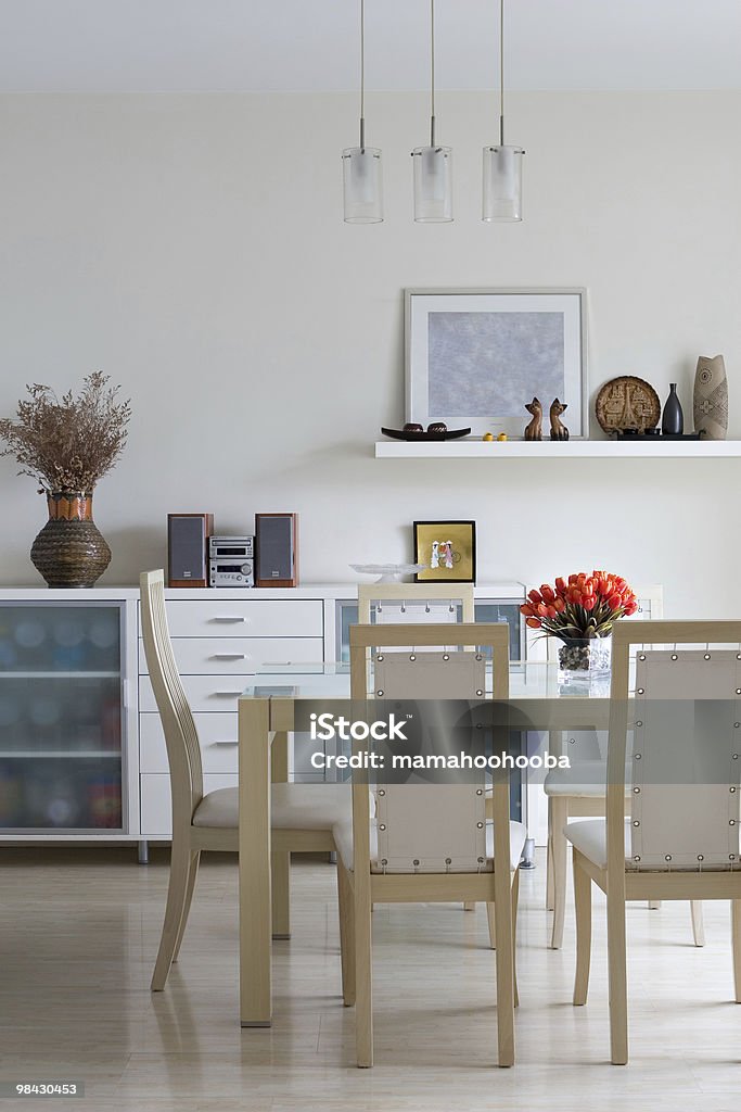 Moderno de comedor - Foto de stock de Blanco - Color libre de derechos