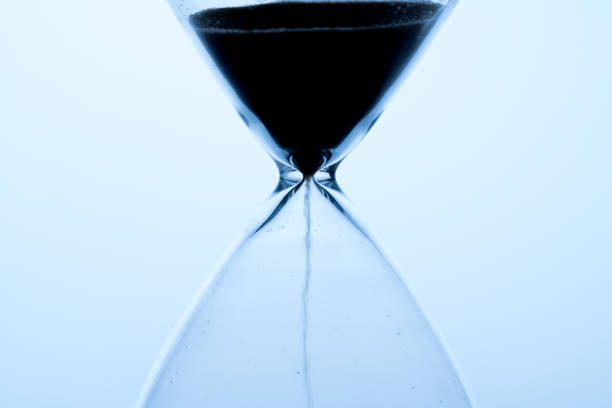 istock Sand clock, business time management concept 984313762