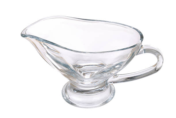 istock New transparent glass pitcher on white 98431670