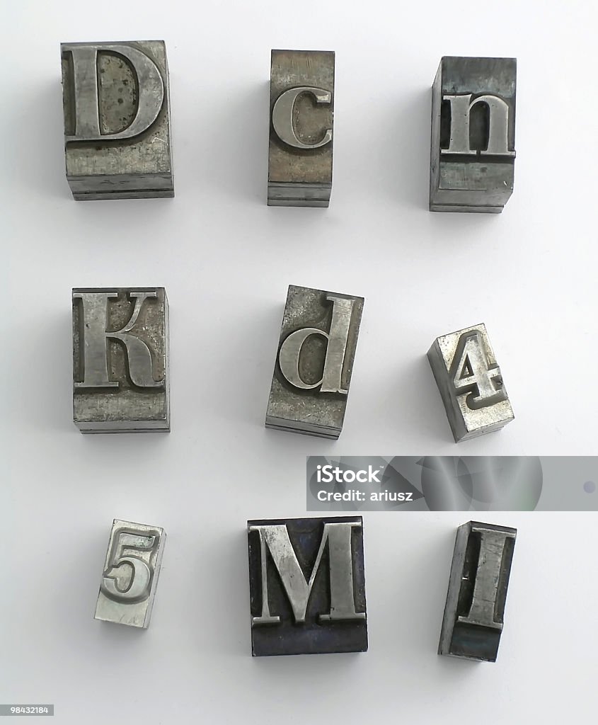 Lettera di 5 - Foto stock royalty-free di Affari