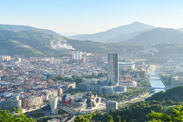 istock panoramic view of bilbao Basque city, Spain 984335056