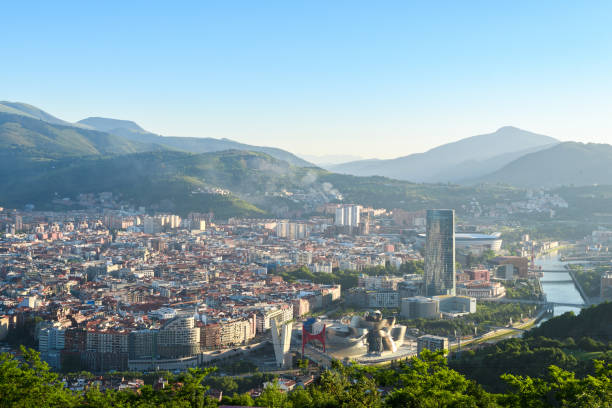 istock panoramic view of bilbao Basque city, Spain 984335060