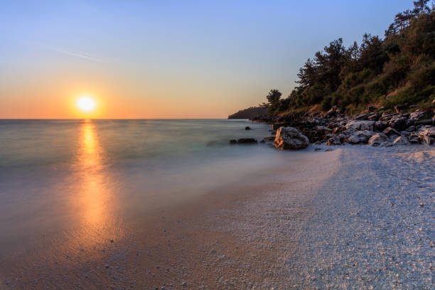 istock Marble beach (Saliara beach), Thassos Island, Greece 984368592