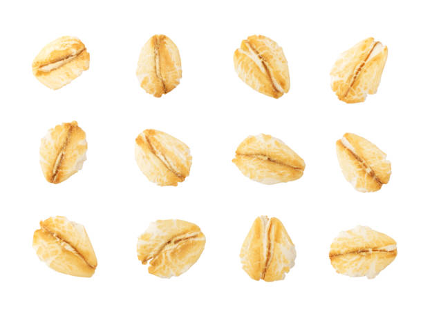oat flakes - aveia imagens e fotografias de stock