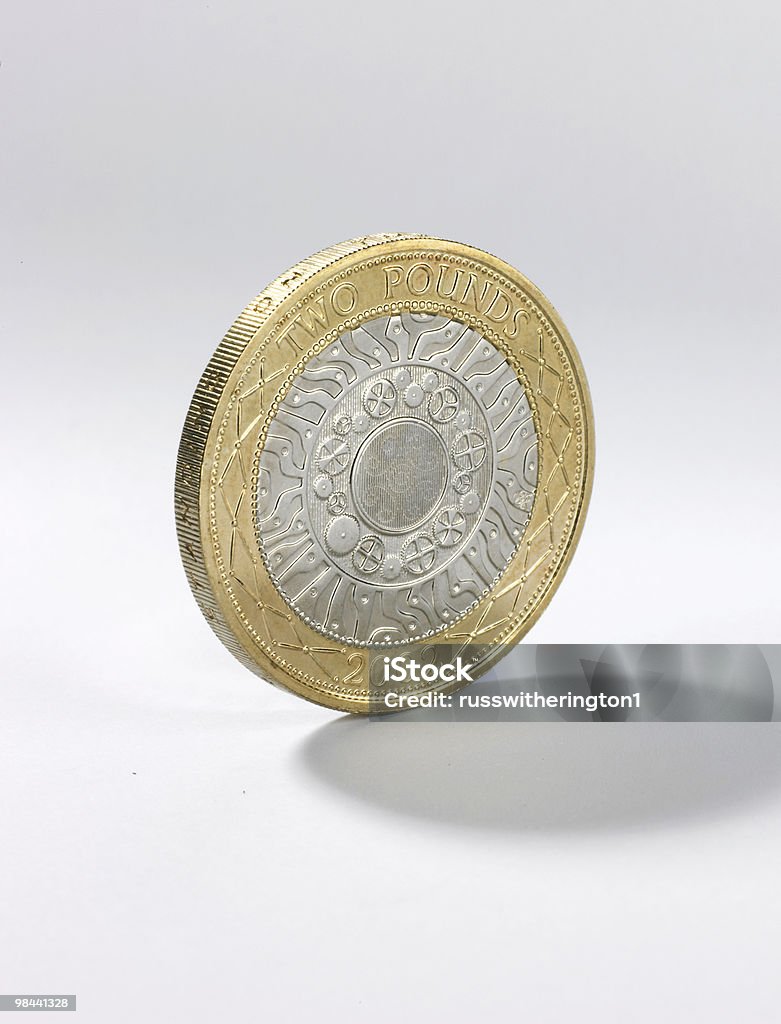 Zweipfundstück - Lizenzfrei Britische Geldmünze Stock-Foto
