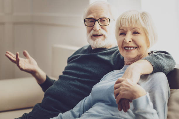 istock Happy delighted woman smiling 984413806