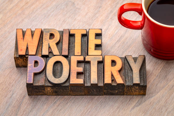 istock write poetry word abstract in wood type 984462928