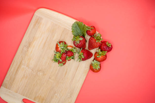 flat lay berries