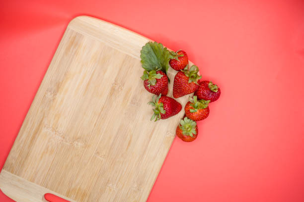 flat lay berries