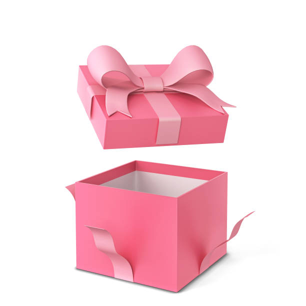 istock Opened gift box with colourful bow and ribbon 984520208