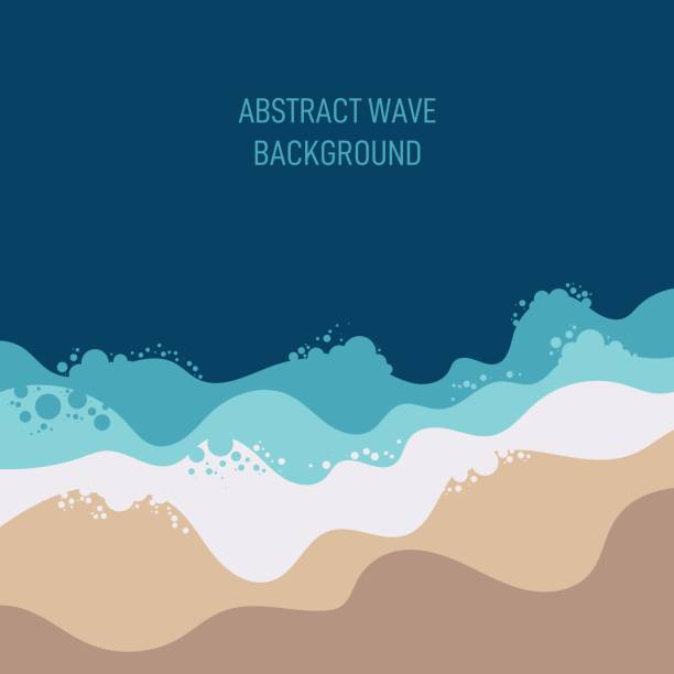 Waved Top Backdrop 2,100+ Beach Wave Top View Stock Illustrations, Royalty-Free Vector ...