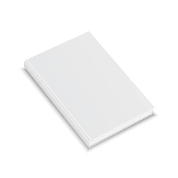 istock Closed book, cover. Mockup for the cover design. High detail. Isolated on white background. 984541242