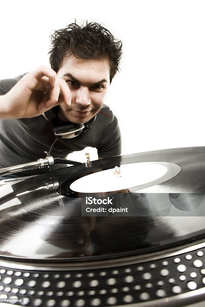 Dj a tocar - Royalty-free 20-24 Anos Foto de stock