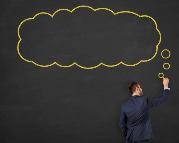 istock Business Person Drawing Thought Bubble 984587932