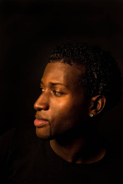 istock Portrait of a dark man 98458797