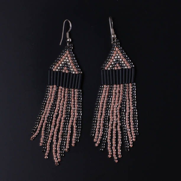 istock Handmade jewelry. Earrings from beads. 984591954