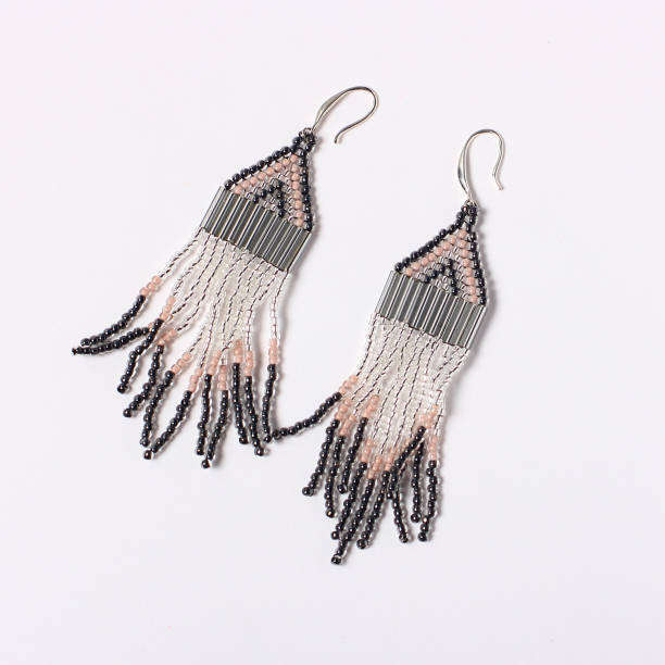 istock Handmade jewelry. Earrings from beads. 984592136
