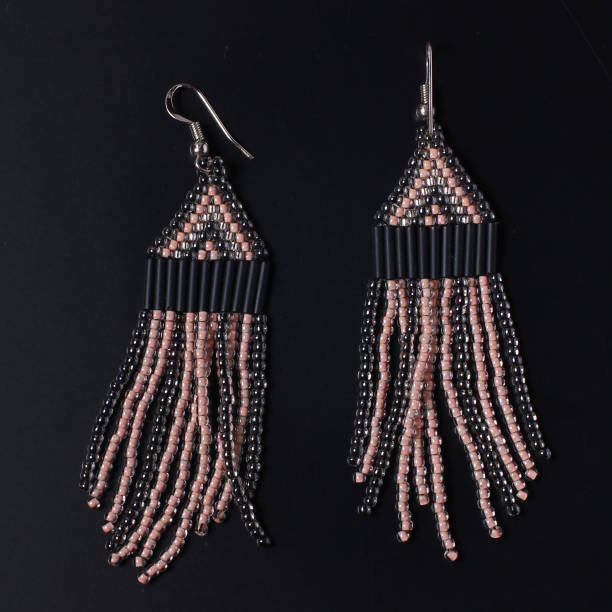 istock Handmade jewelry. Earrings from beads. 984592446