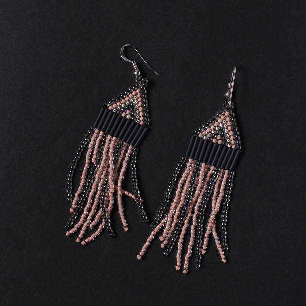 istock Handmade jewelry. Earrings from beads. 984592524