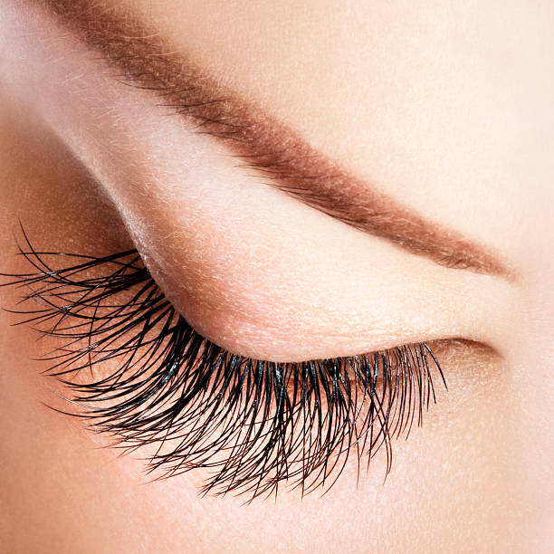 istock Woman eye with extremely long eyelashes 98459649