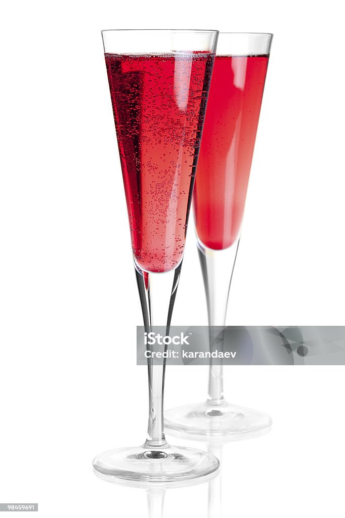 Kir royal alcohol cocktail  Alcohol - Drink Stock Photo