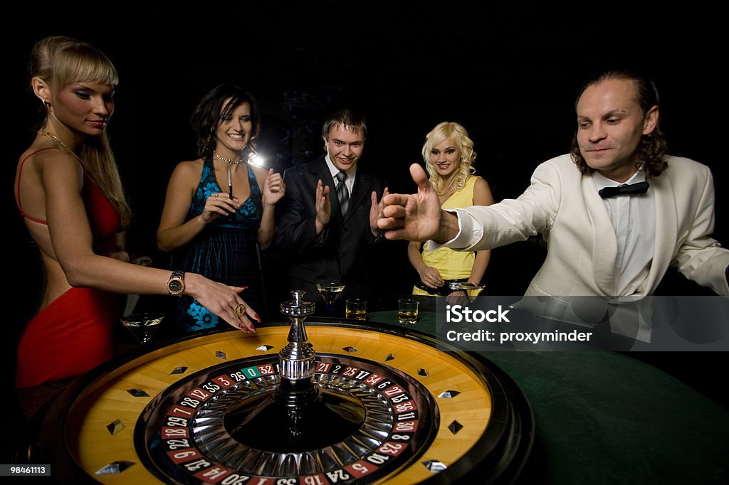 Roleta no Casino - Foto de stock de Acaso royalty-free