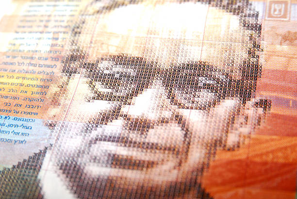 istock Close-up of a 100 shekel bill 98461838