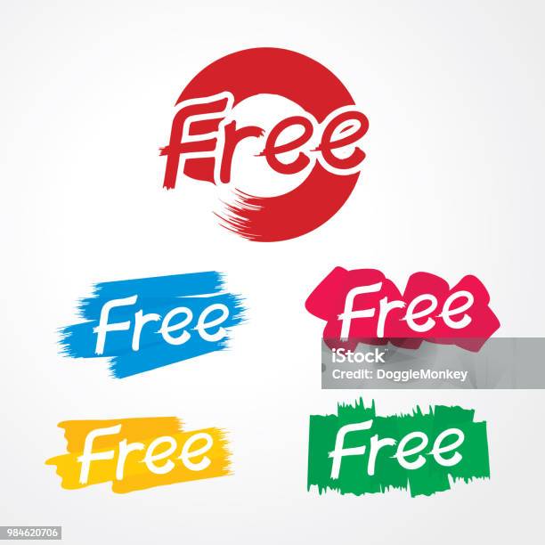 Freesolve Label Free Label Stock Illustration - Download Image Now - Advertisement ...