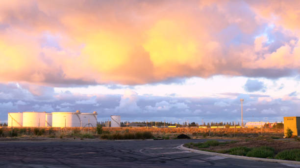 istock Grain silos in Outer Harbor, South Australia, at dawn 984621772