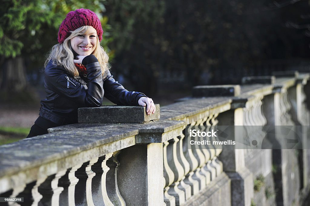 Outdoor Portrait Of Cheerful Young Woman  20-24 Years Stock Photo