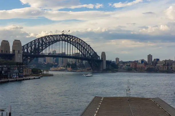 View of Sydney Harbour Bridge,one of the world's top tourist destinations. Australia
