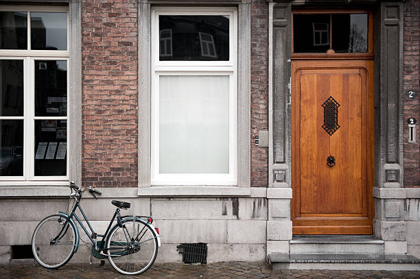 istock Doorway and bicycle Maastricht, Netherlands 98462737
