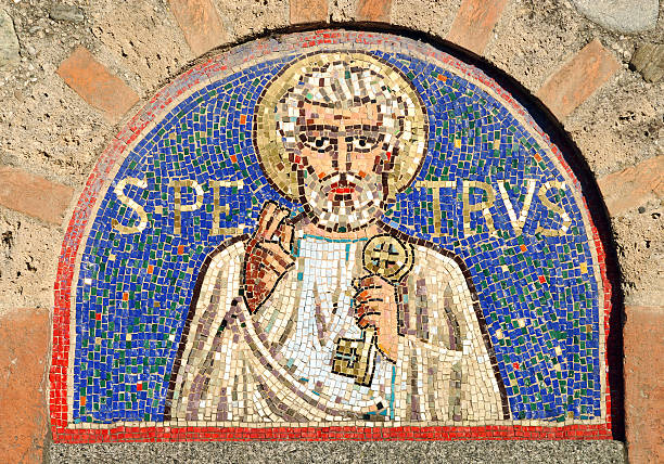 istock Agliate (Milan, Lombardy, Italy), Romanesque church of Saint Peter (mosaic) 98463516