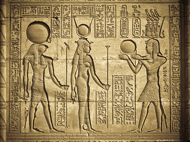 hieroglyph egipcio - faraón fotografías e imágenes de stock