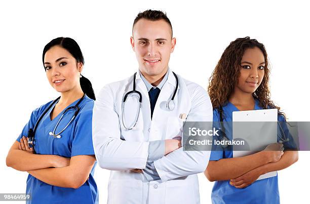 Medical Team Stock Photo - Download Image Now - African Ethnicity, Arms Crossed, Assistance