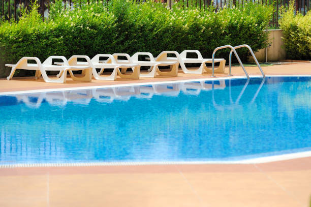 istock Beautiful view of swimming pool 984661746